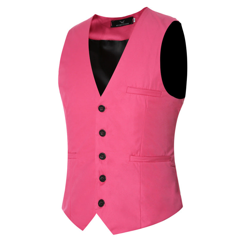 Plush Mens Waiter Waistcoat
