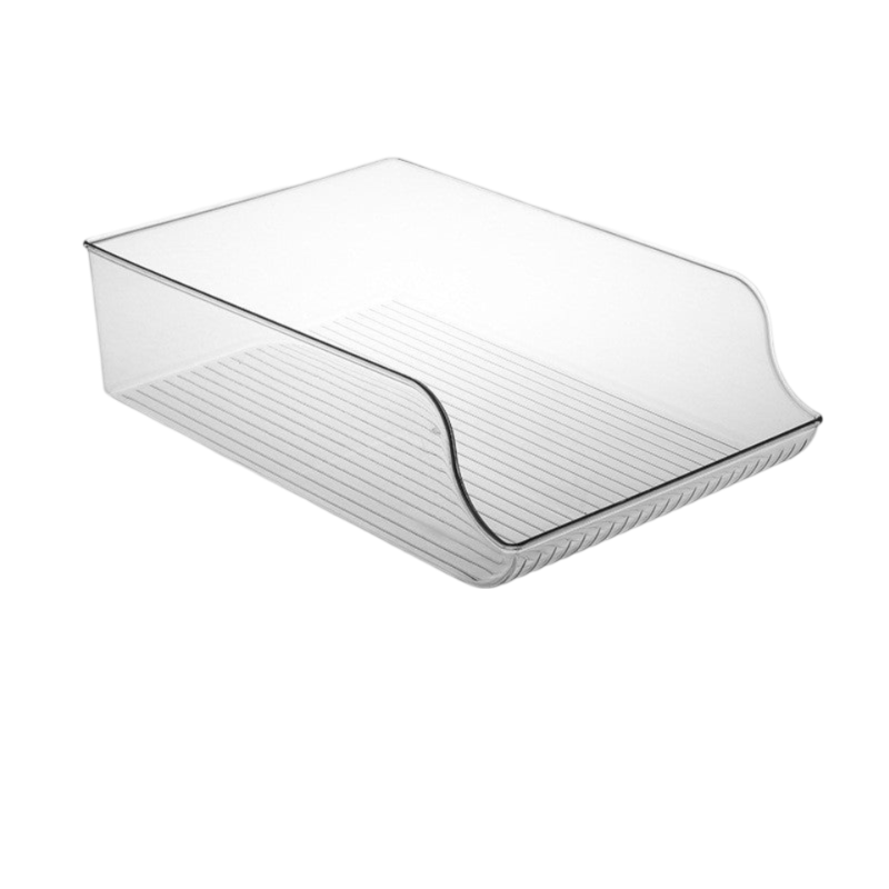 Caja de almacenamiento para refrigerador transparente