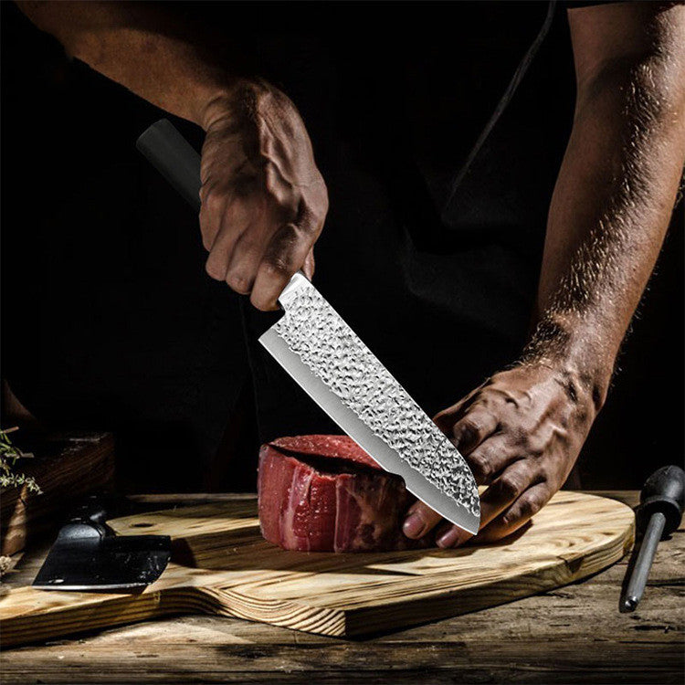 Cuchillo de chef de acero inoxidable estilo Damasco