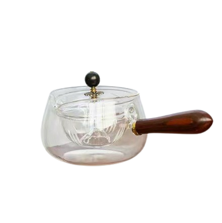 360° Rotating Glass Teapot