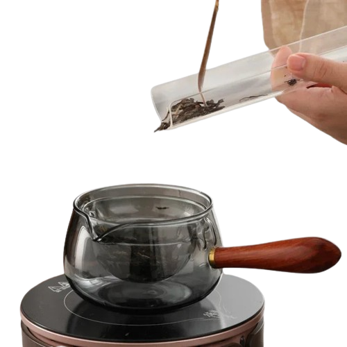 360° Rotating Glass Teapot