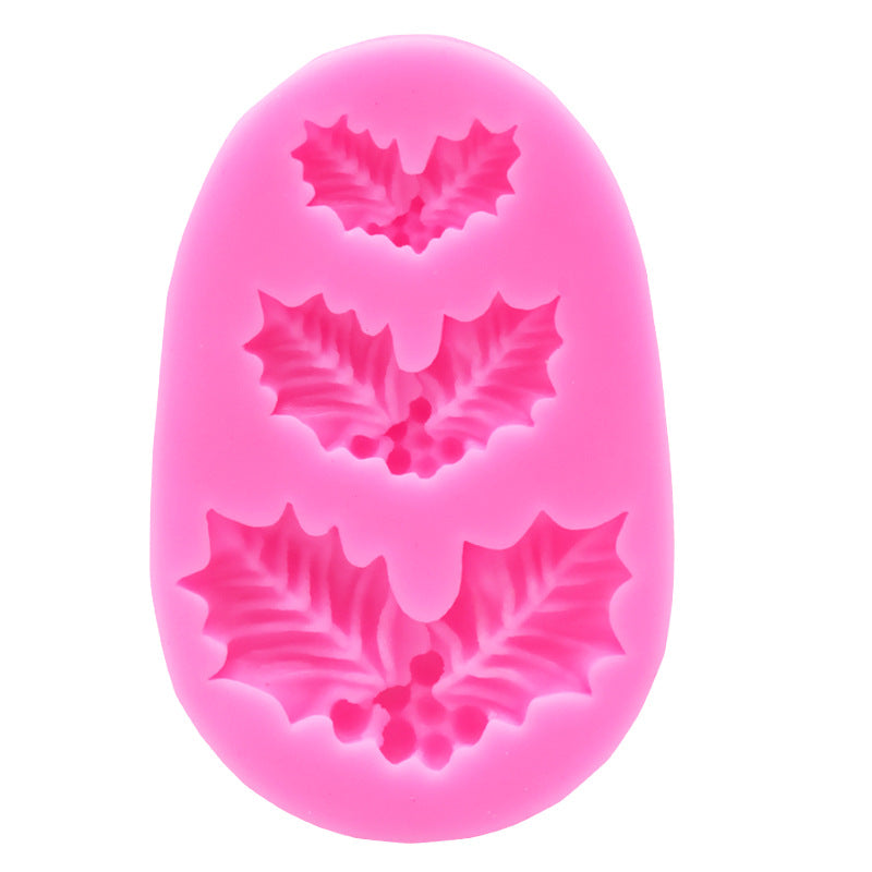 Holly Leaf Silicone Mould