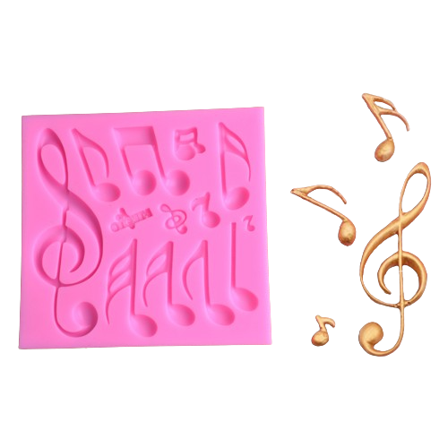 Musical Note Fondant Mould