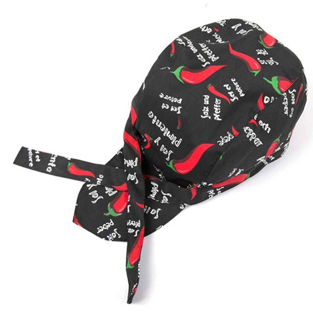Black and White Grid Unisex Adjustable Chef Hat