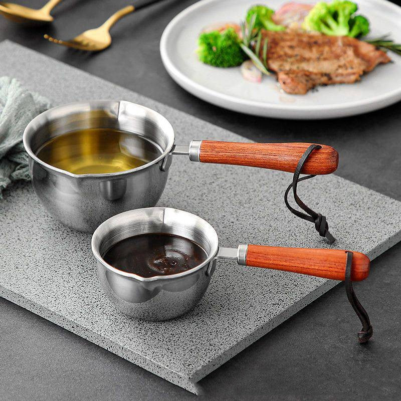 300ml Stainless Steel Thick Saucier Pot