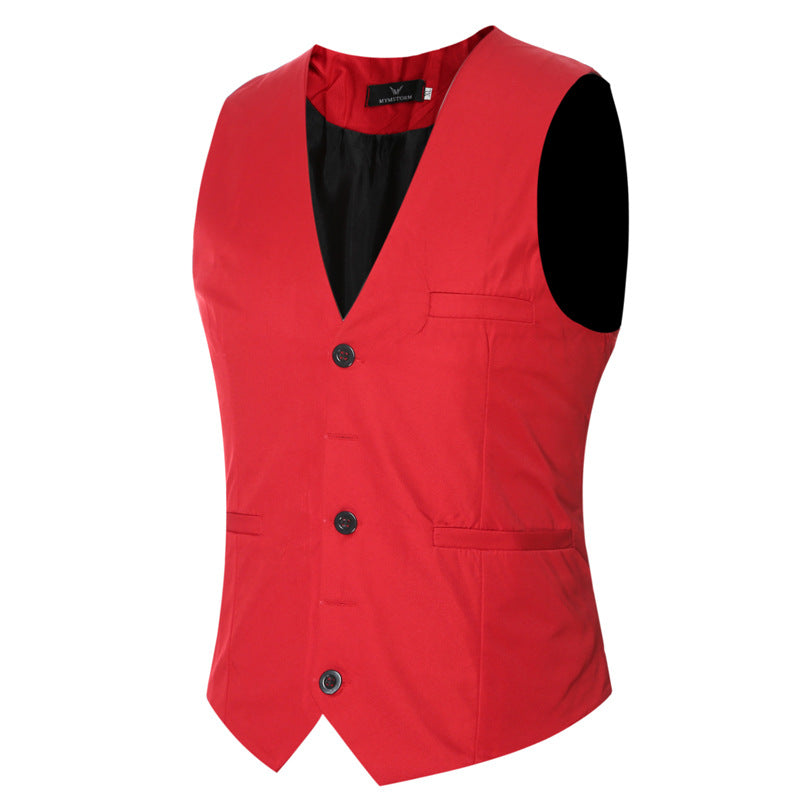 Plush Mens Waiter Waistcoat