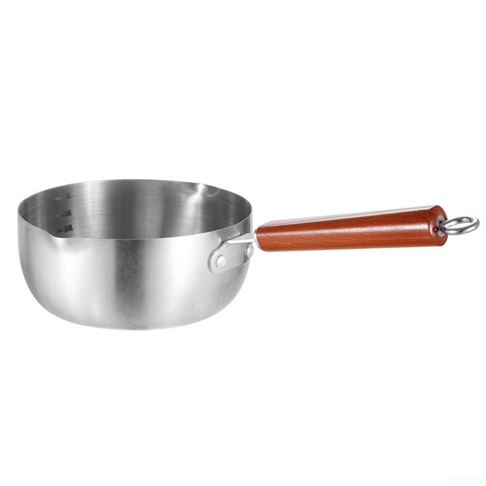 Recipiente para leche de acero inoxidable plano para nieve