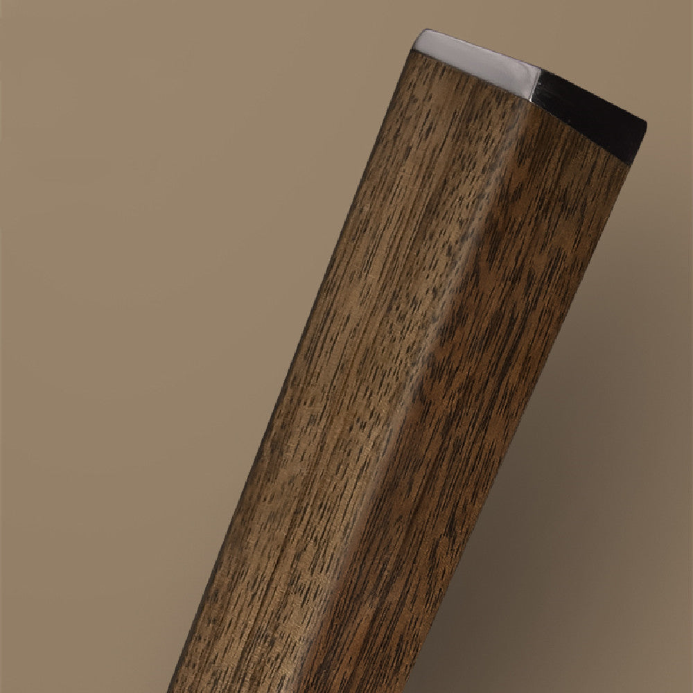 Couteau Santoku ondulé en acier damas