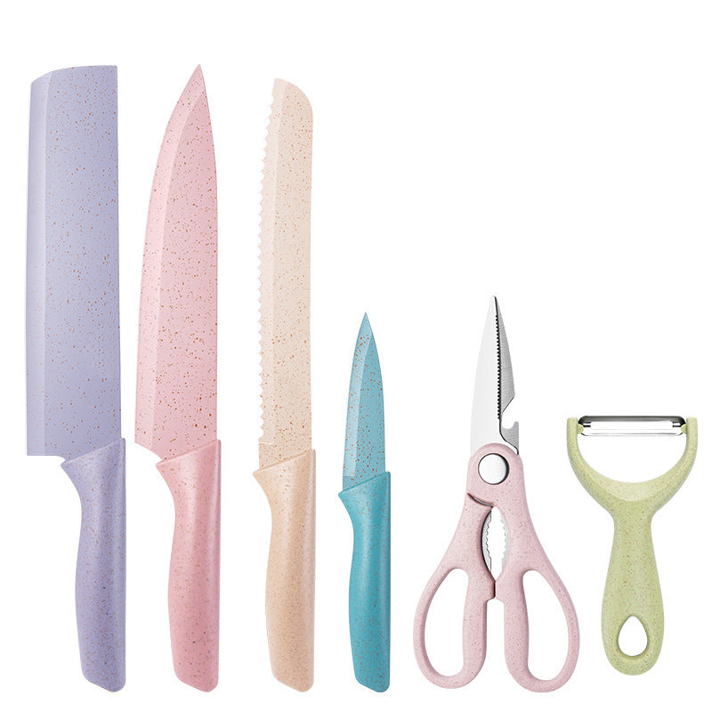 Juego de 6 piezas de preparación de cocina de colores