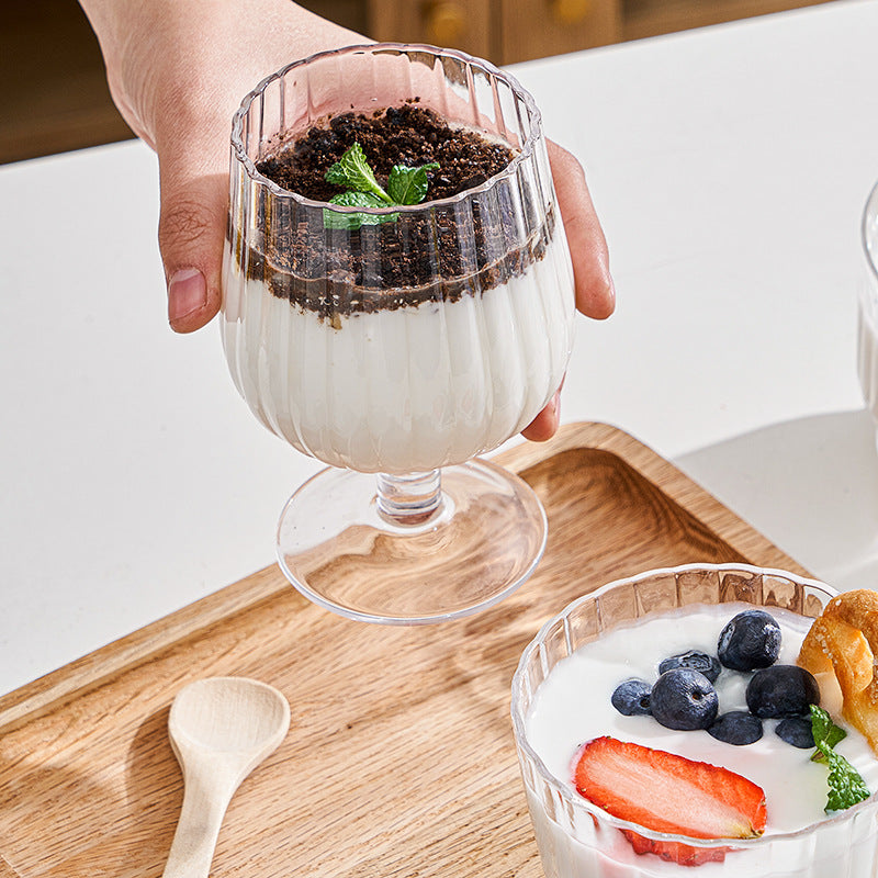 Elegant Crystal Dessert Goblet