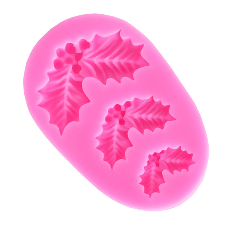 Holly Leaf Silicone Mould