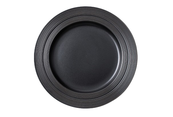 Simple Light Blue Rimmed Nordic Plate
