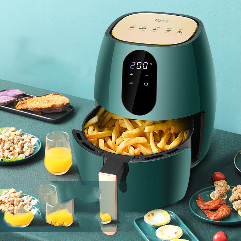 Green Electric Air Fryer Oven