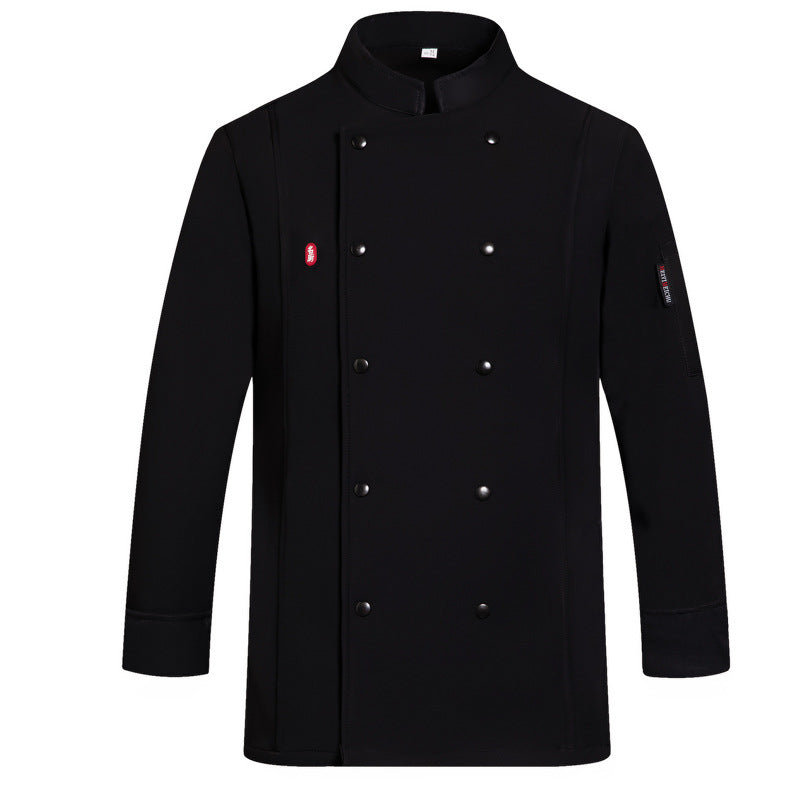 Long Sleeved Buttoned Chefs Jacket