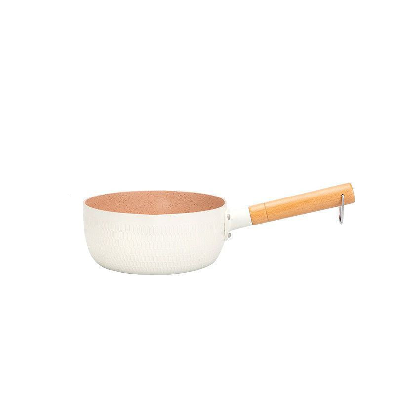 Pink Maifan Stone Non-Stick Milk Pan