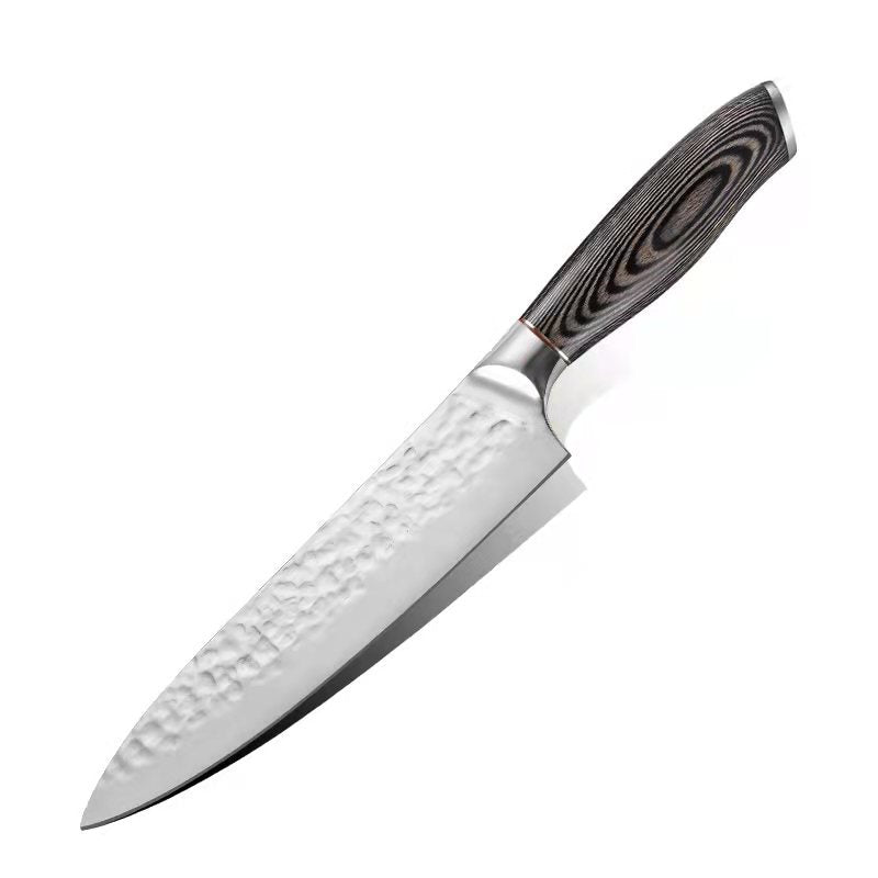 Cuchillo de chef con mango de bambú