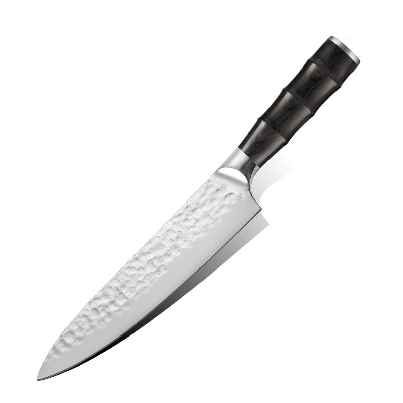 Cuchillo de chef con mango de bambú