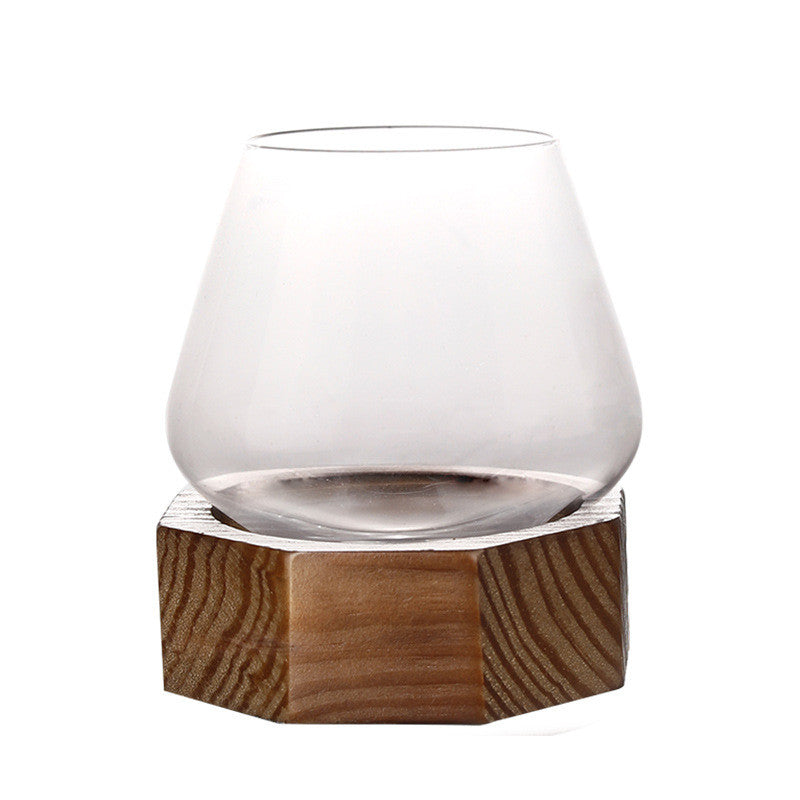 Vaso de whisky octogonal