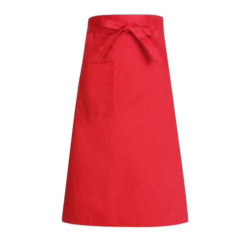 Bright Red Chef Apron
