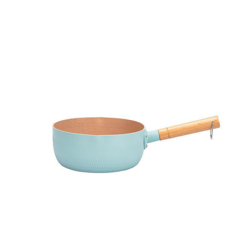 Pink Maifan Stone Non-Stick Milk Pan