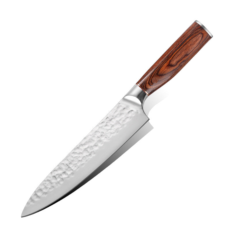 Cuchillo de chef con mango de bambú