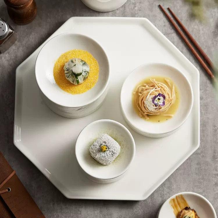 Cylindrical Fine Dining Plate
