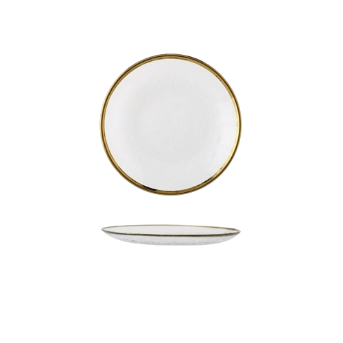 Small Gold Rimmed Glass Plate
