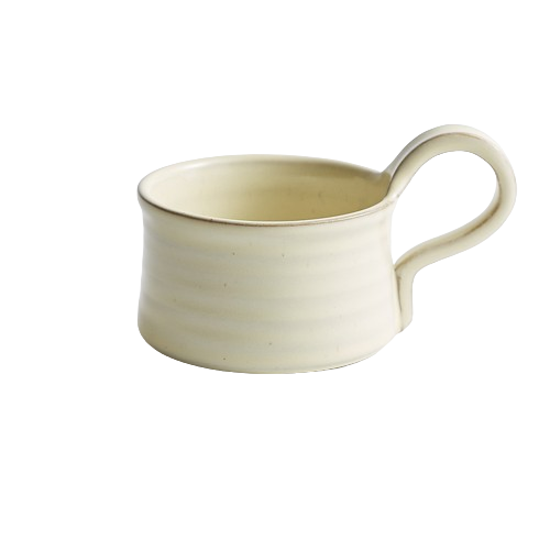 Tasse à café en céramique vintage japonaise en grès