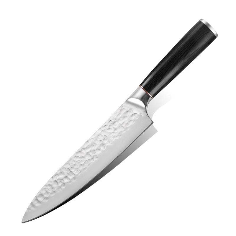 Cuchillo de chef con mango de bambú