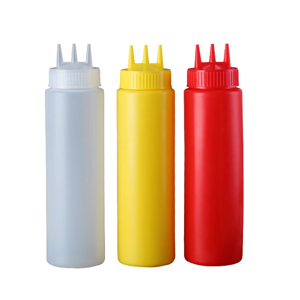 Triple Nozzled Sauce Bottle