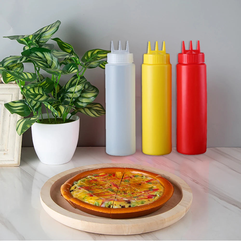 Triple Nozzled Sauce Bottle