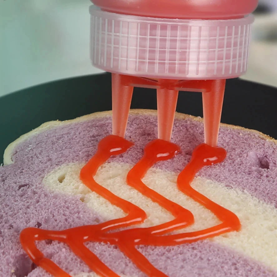 Triple Nozzled Sauce Bottle