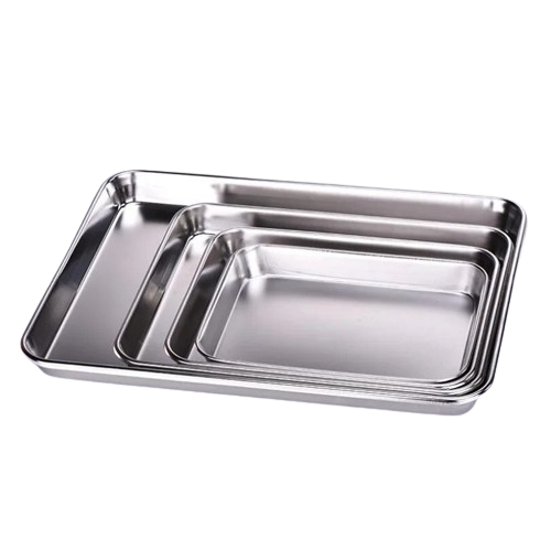 Medium Silver Stainless Steel Tray