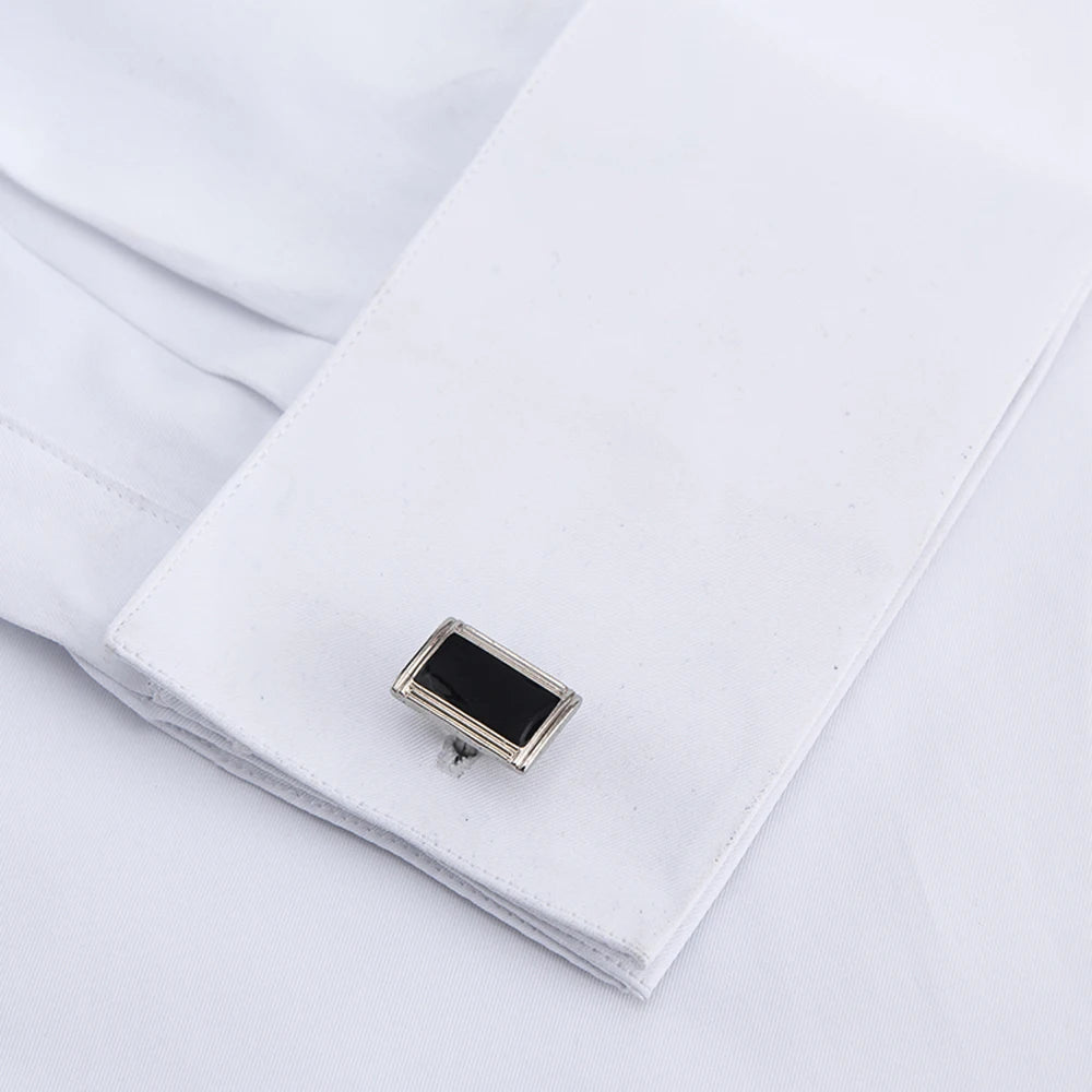 Chemise à manches longues à poignets français