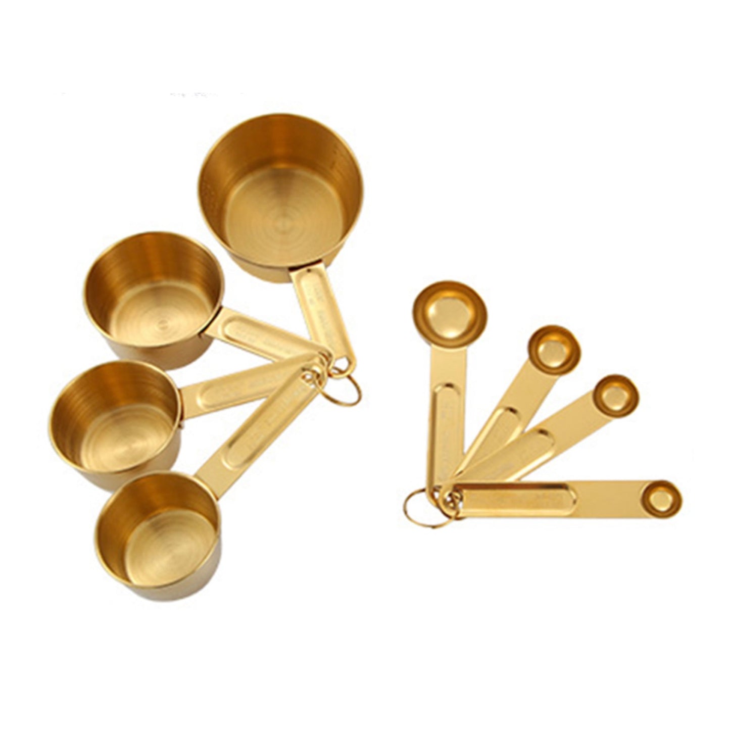 Multi-Attached Measuring Cups and Spoons