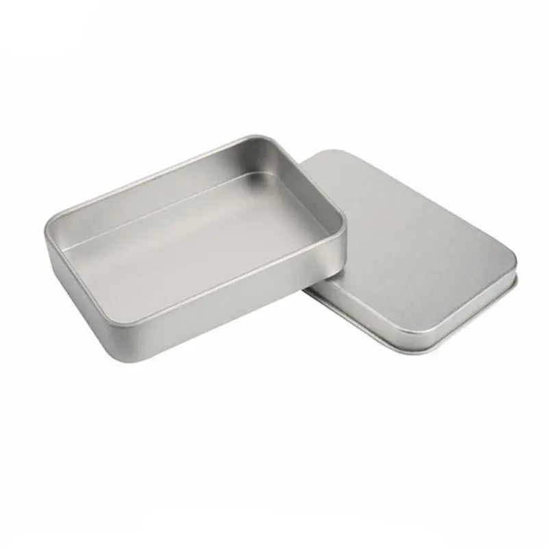 Medium Metal Rounded Rectangular Container