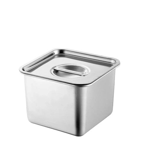 14x14x11cm Stainless Steel Kitchen Container