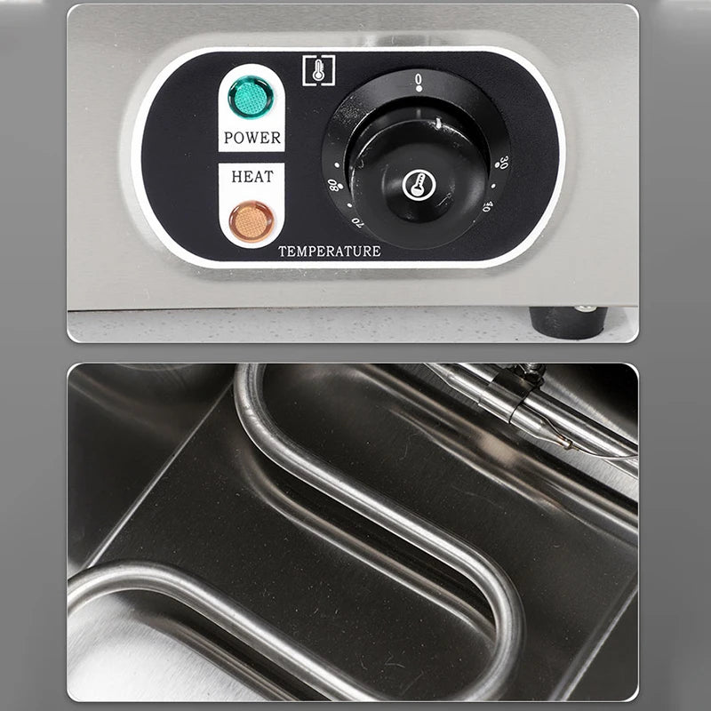 Quad Commercial Soup warmer