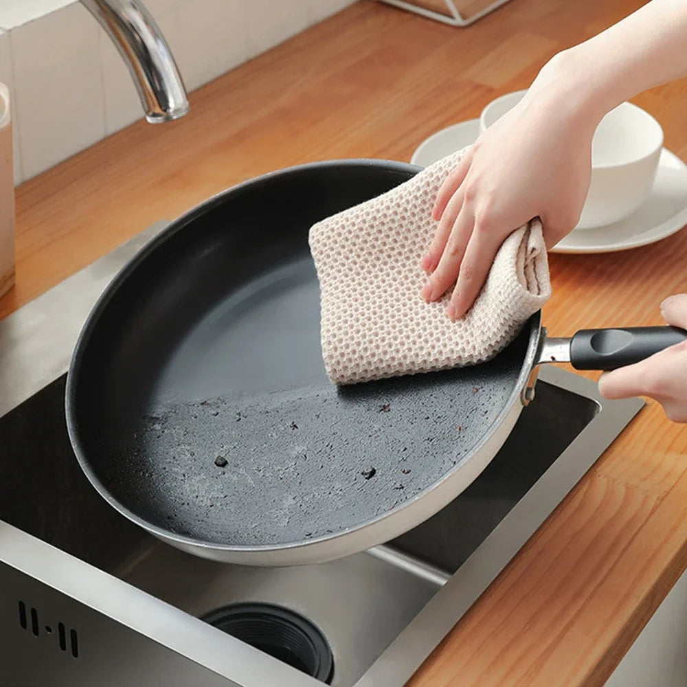 Waffle Weave Cotton Dish Rag
