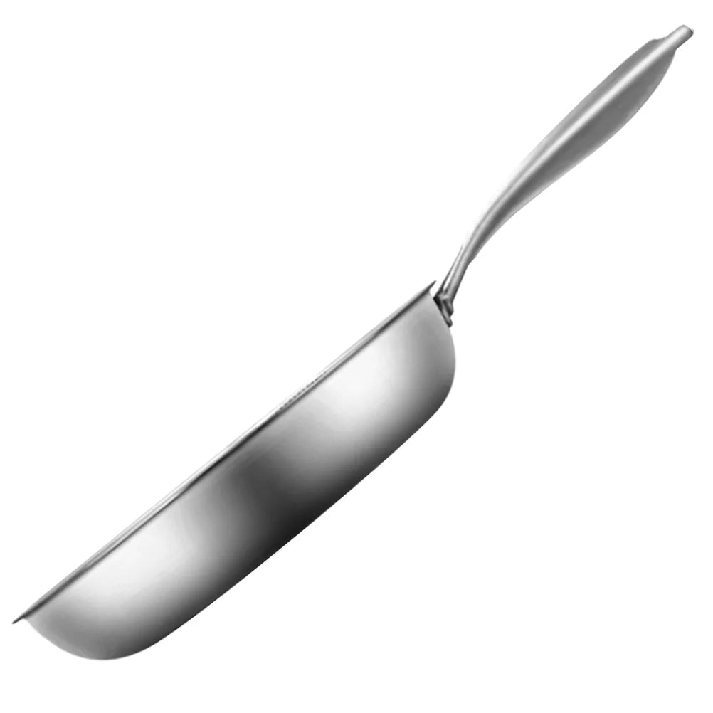 Wok en nid d'abeille en acier inoxydable