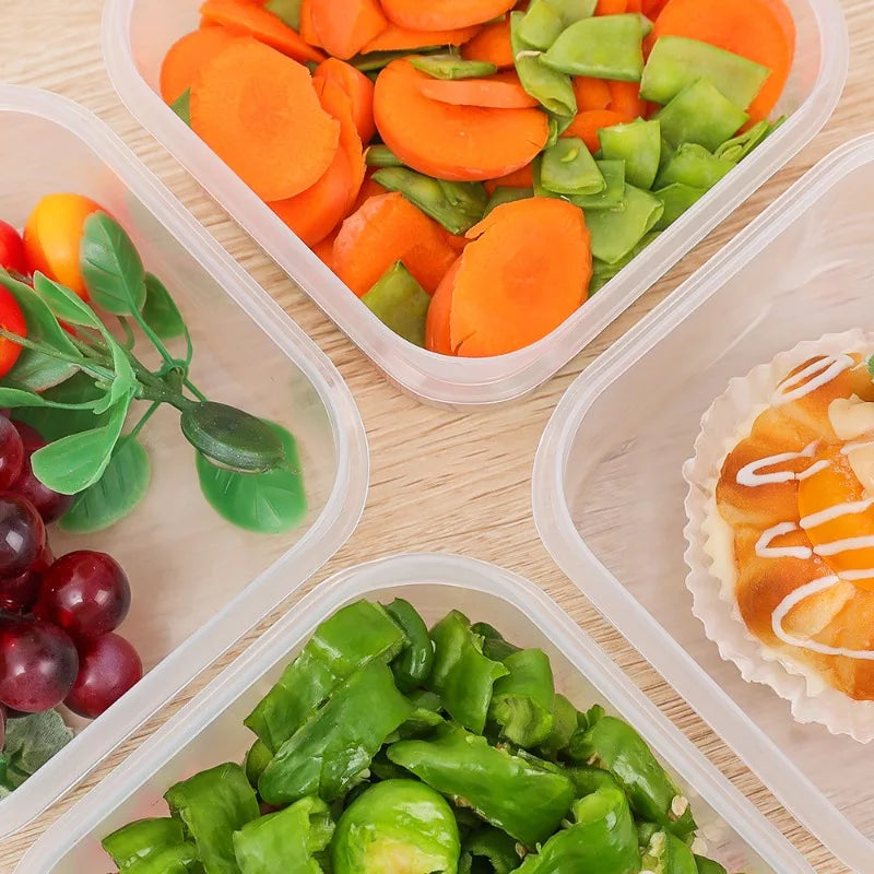 Contenedor de plástico para almacenar alimentos