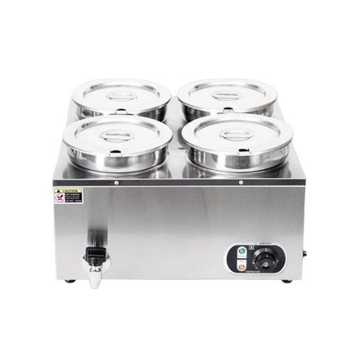 Quad Commercial Soup warmer
