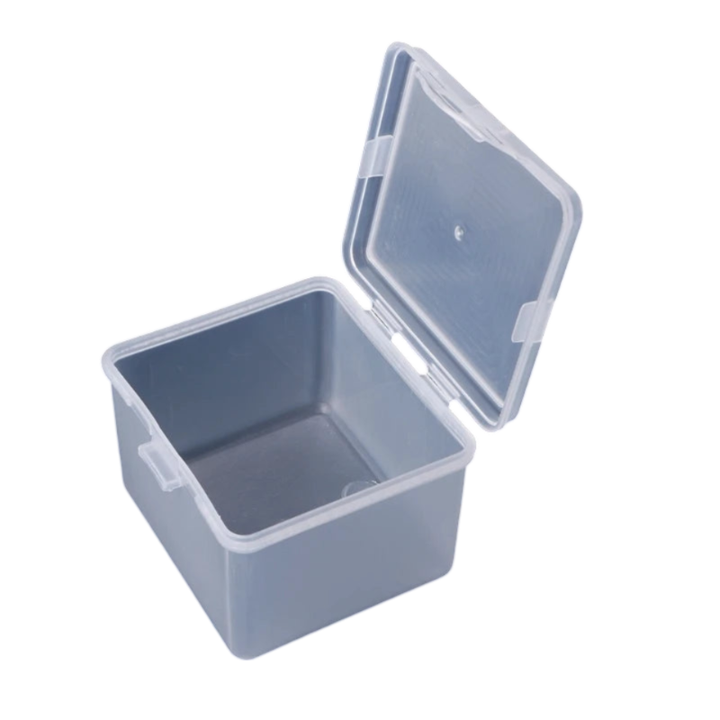 Recipiente de plástico transparente para almacenar alimentos