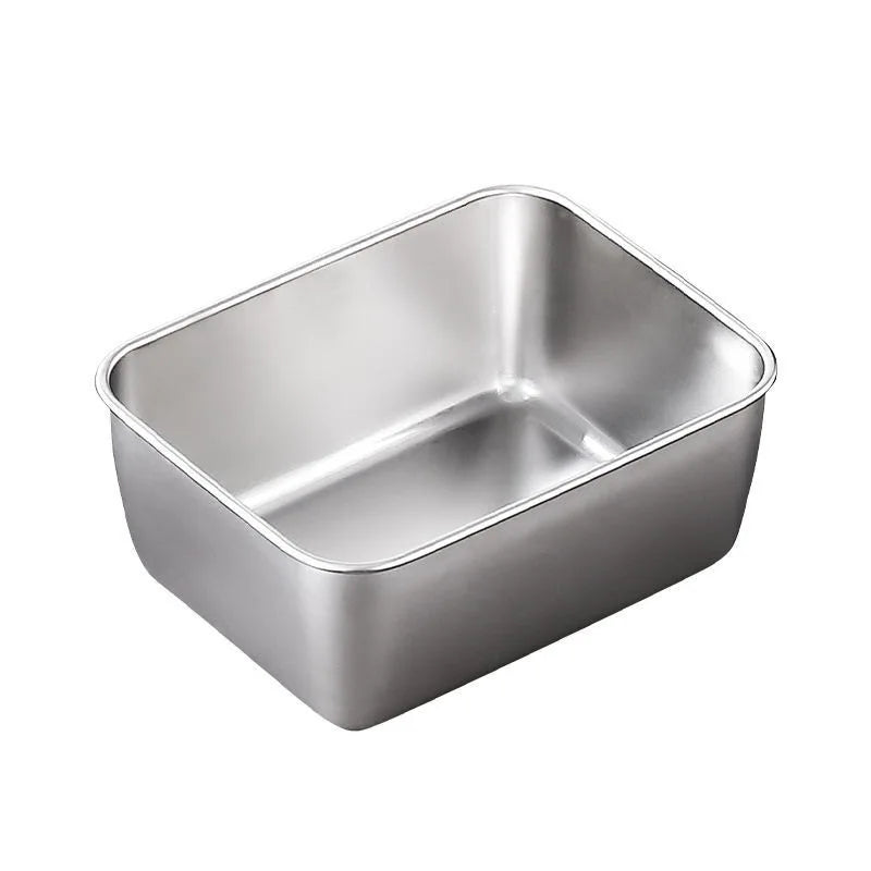 Rounded Edge Metal Gastronomique Container