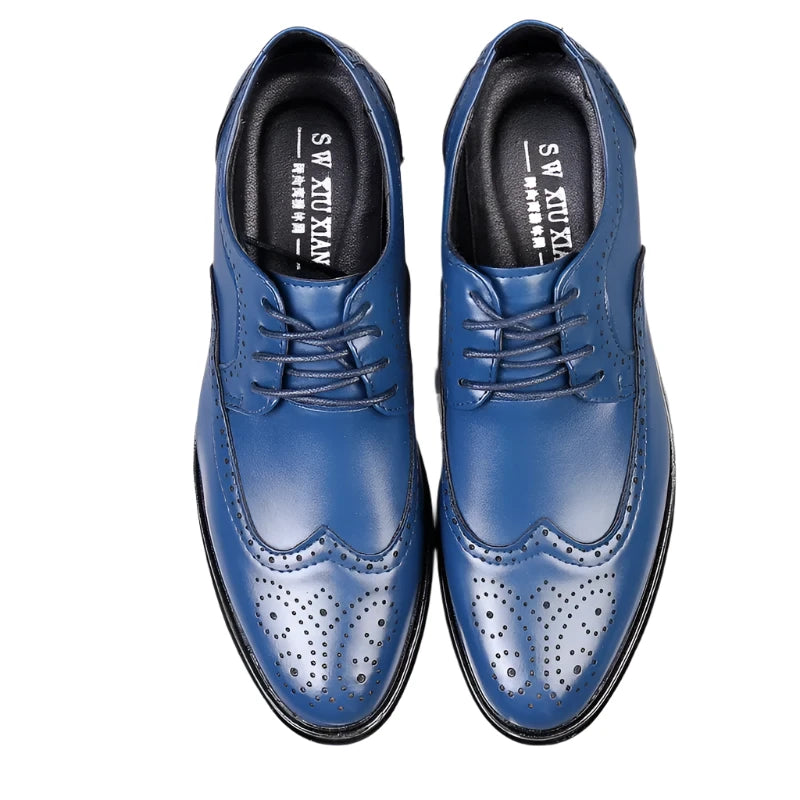 Chaussures Richelieu Oxford bleues