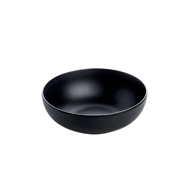Black Melamine Rice Bowl