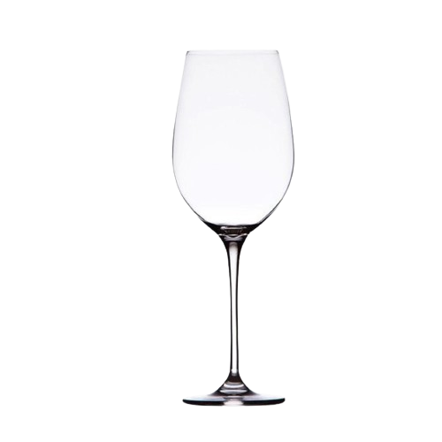 Copa de vino tinto de cristal de una sola pieza