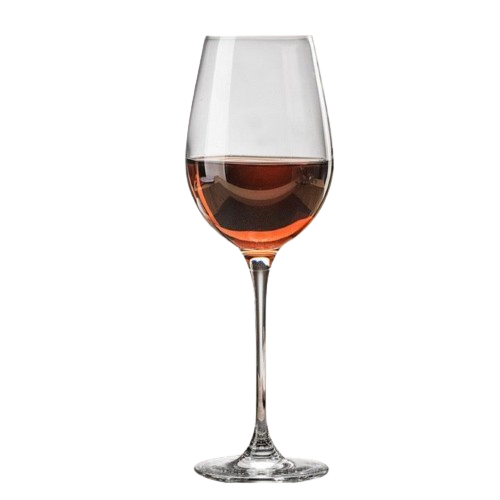 Copa de vino tinto de cristal de una sola pieza