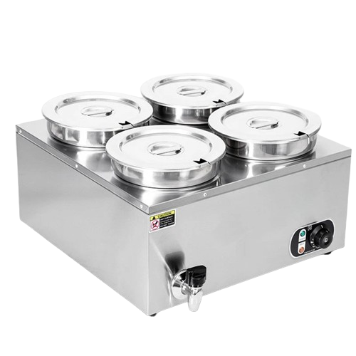 Quad Commercial Soup warmer