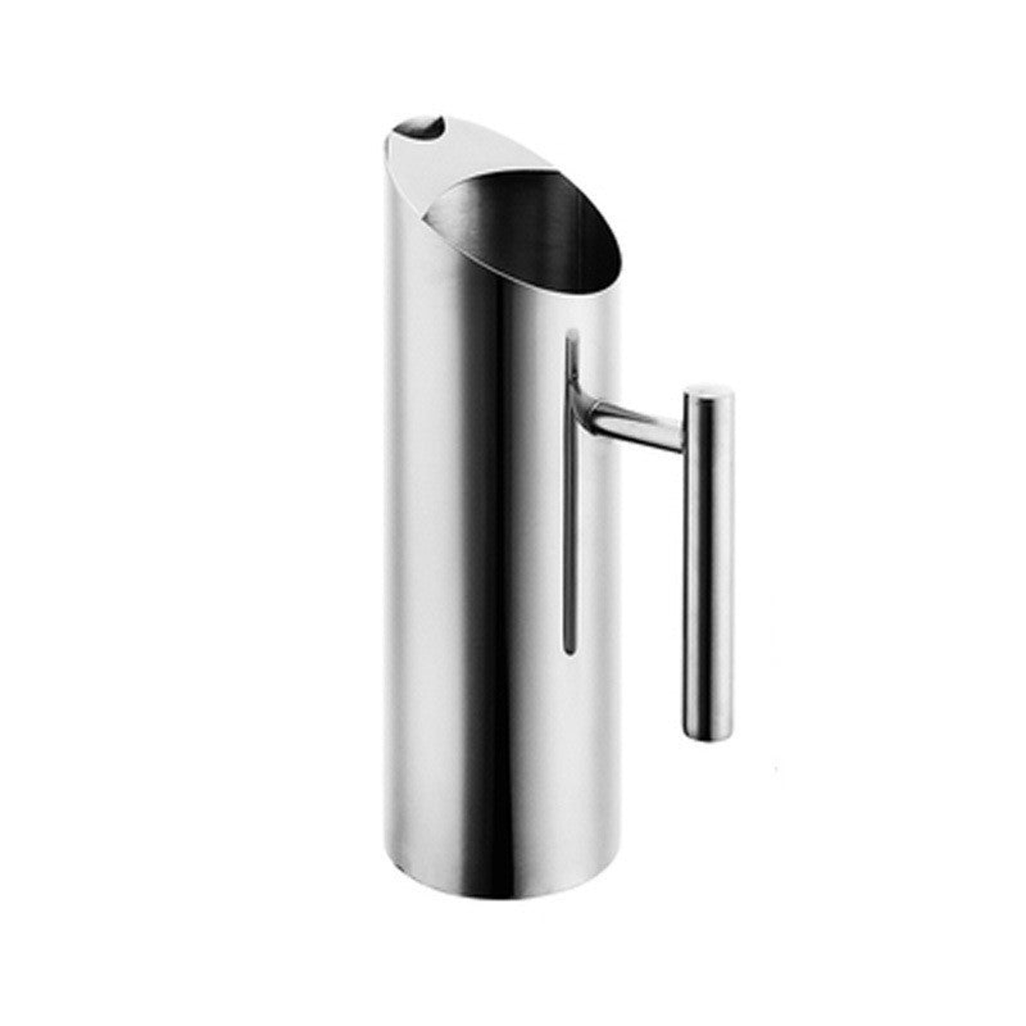 Jarra de agua de acero inoxidable plateada de 1,5 l